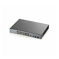 ZyXEL GS1350-18HP, 18 Port managed CCTV PoE switch, long range, 250W