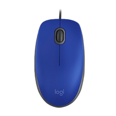 LOGITECH M110 MOUSE SILENT BLU