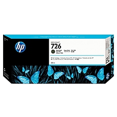 HP 726 300-ml Matte Black Designjet Ink Cartridge