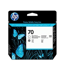 HP 70 Gloss Enhancer and Gray Printhead