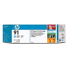 HP 91 775-ml Pigment Light Cyan Ink Cartridge