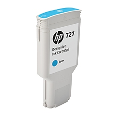 HP 727 300-ml Cyan DesignJet Ink Cartridge