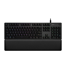 Геймърска механична клавиатура Logitech, G513 Carbon RGB, GX Brown Mechanical суичове