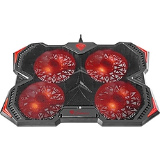 Genesis Laptop Cooling Pad Oxid 250 15.6-17.3 4 Fans, Led Light, 2 Usb