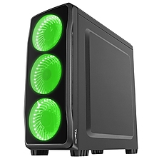 Genesis Case Titan 750 Green Midi Tower Usb 3.0