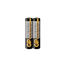 Цинк карбонова батерия GP SUPERCELL  R03 AAA 2 бр. shrink 1.5V