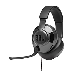 JBL QUANTUM 200 BLK Wired over-ear gaming headset with flip-up mic