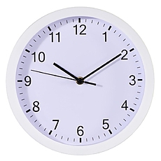 Стенен часовник Hama Plus, Ø 25 cm, за стена, Бял