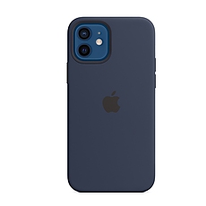 Apple iPhone 12/12 Pro Silicone Case with MagSafe - Deep Navy