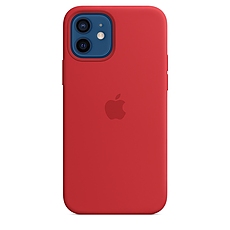 Apple iPhone 12/12 Pro Silicone Case with MagSafe - (PRODUCT)RED