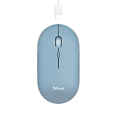 TRUST Puck Wireless & BT Rechargeable Mouse Blue