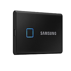 Samsung Portable SSD T7 Touch 2TB, USB 3.2, Fingerprint, Read 1050 MB/s Write 1000 MB/s, Black