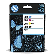 HP 903 CMYK Original Ink Cartridge, 4-Pack