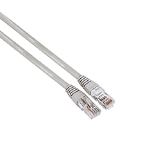 Мрежов кабел HAMA, CAT 5e, FTP/UTP, RJ-45 - RJ-45, 3 m, екраниран, сив, булк опаковка