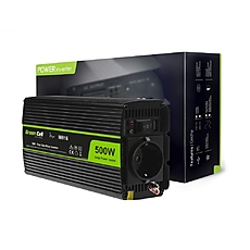 Инвертор 12/220 V  DC/AC 500W/1000W  Pure sine wave GREEN CELL