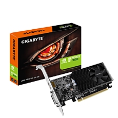 Видео карта GIGABYTE GeForce&reg; GT 1030 D4 2GB DDR4 64 bit, Low Profile, DVI-D, HDMI