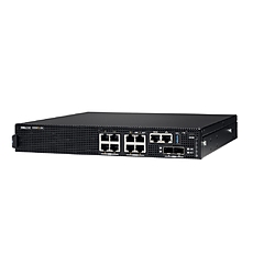 Dell EMC N3208PX-ON, 4x1G RJ-45, 4x1/2.5/5G RJ-45, 2x10G SFP+, PoE 90W, 1xAC PSU, IO/PS, OS6, Lifetime Limited Hardware Warranty