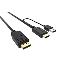 VCom Кабел HDMI M / Display Port M - 4K 2160p - CG599C-1.8m