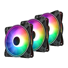 DeepCool комплект вентилатори Fan Pack 3-in-1 3x120mm CF120 PLUS aRGB with controller