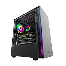 Gamdias кутия Case ATX - MARS E1 - aRGB, Tempered Glass