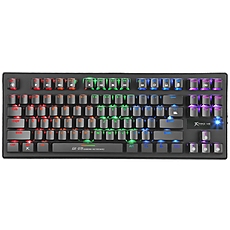 Xtrike ME механична клавиатура Gaming Keyboard Mechanical 87 keys GK-979 - Blue switches, Rainbow backlight