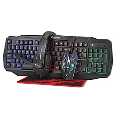 Xtrike ME Геймърски комплект Gaming COMBO CM-406 - Keyboard, Mouse, Headset, Mousepad - XTRM-CM-406