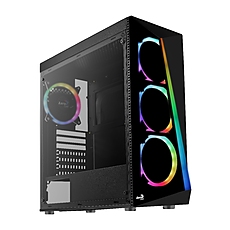 AeroCool кутия за компютър Case ATX - Shard - 4 x 120mm aRGB/Tempered Glass - ACCM-PV14043.11