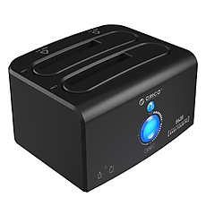 Orico докинг станция Storage - HDD/SSD Dock - 2 BAY Clone eSATA/USB3.0 - 8628SUS3-C