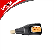 VCom адаптер Adapter DisplayPort DP M / VGA F Gold plated - CA333