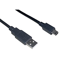 VCom Кабел USB 2.0 AM / Mini USB 5pin - CU215-3m