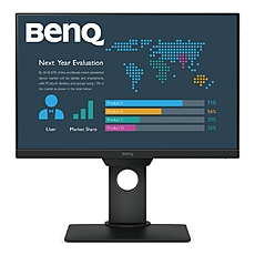 BenQ BL2381T, 22.5'' IPS, 5ms, 1920x1200 WUXGA, 16:10, Eye Care Business Monitor, 72% NTSC, Flicker-free, B.I., LBL, 1000:1, DCR 20M:1, 8 bit, 250cd/m2, VGA, HDMI, DP, DVI-D, USB x4, Speakers, Pivot, Tilt, Swivel, Height Adj., Black