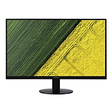 Acer SA240YAbi, 23.8" Wide IPS LED, ZeroFrame, AG, Ultra-thin, FreeSync, 75Hz, 4ms, 100M:1 DCR, 250 cd/m2, 1920x1080 FullHD, VGA, HDMI,Tilt, Black