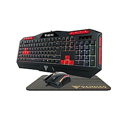 Gamdias геймърски комплект Gaming COMBO 3-in-1 Keyboard, Mouse, Pad - ARES M2