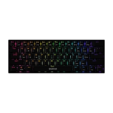 Gamdias геймърска клавиатура Gaming Keyboard Mechanical - HERMES E3 RGB - Black, 61 keys, 1000Hz