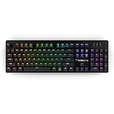 Gamdias механична клавиатура Gaming Mechanical Keyboard - HERMES P2A 1000Hz, Optical switches