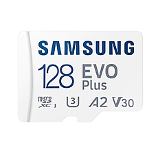 Samsung 128GB micro SD Card EVO Plus with Adapter, Class10, Transfer Speed up to 130MB/s