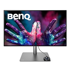 BenQ PD3220U 32" IPS LED 5ms 3840x2160 4K UHD, DesignVue Thunderbolt Mon, AQCOL., 100% sRGB,HDR400, B.I., LBL, KVM Switch, ICCsync, CAD/CAM, DualView, 1300:1, 350 cd/m2, 2xHDMI, DP,Thb 3x2(PD65W, DP alt),USB-C/USB 3.0x4,Sp.2x2W, HAdj., Swivel, Tilt, Gray