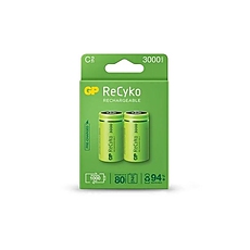 Акумулаторна Батерия ReCyko, Size C, LR14, 3000mAh, 1.2V