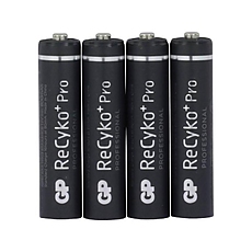 Акумулаторна Батерия GP R03 AAA 850mAh NiMH 85AAAHCB-EB4 RECYKO+ PRO до 1500 цикъла, 4 бр. в опаковка