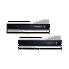 Памет G.SKILL Trident Z5 Silver 32GB(2x16GB) DDR5 PC5-48000 6000MHz CL40 F5-6000J4040F16GX2-TZ5S