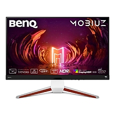 BenQ MOBIUZ EX3210U 31.5" IPS, 1ms, 144Hz, 3840x2160 4K, 98% P3, 99% AdobeRGB, HDR 600, HDRi, 1000:1, HDRi, B.I.+,LBL, Black eQualizer , 300 cd/m2, HDMI 2.1 x2, DP, USB 3.0Hub, treVolo 2Wx2+5W woofer, HAdj.100mm, Tilt -5 - 15, Swivel 15/15, White