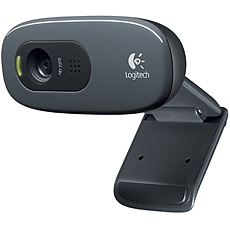 LOGITECH C270 HD Webcam - BLACK - USB