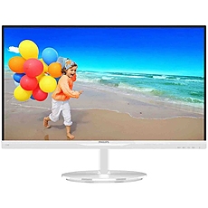 PHILIPS Monitor LED E-Line 234E5QHAW (23'', 16:9, 1920x1080, TFT-LCD, 250 cd/mВІ, 20M:1, 5 ms, 178/178В°, VGA/HDMI/MHL-HDMI, 2x 5W speakers) White, 2y