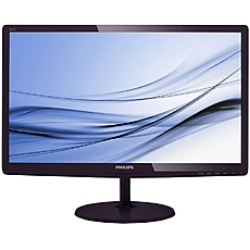 Monitor LED PHILIPS E-Line 227E6EDSD/00 (21.5'', ADS-IPS, 16.9, 1920x1080, 5ms, 20M:1, 250 cd/m2, VGA, DVI, HDMI) Black