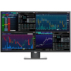 DELL Professional P4317Q 42.51'' Multi-Client, 3840 x 2160, UHD 4K, IPS Antiglare, 16:9, 1000:1, 350cd/m2, 8ms, 178/178, DP, Mini DP, 2x HDMI, VGA, 5xUSB3.0, RS232, Headphone out, 2x 8W Speakers, Tilt, 3Y