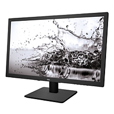 AOC Monitor LED E975SWDA (18.5'', 16:9, 1366x768, TFT-LCD, 250 cd/mВІ, 200M:1, 5 ms, 170/160В°, VGA, DVI-D, 2W speakers, Tilt: -5 to +20В°) Black, 3y