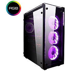 Chassis PROSPER RGB EN9726 TEMPERED DESIGN, E-ATX, ATX , Mini ITX, Micro ATX USB 3.0x4, HD Audio in/out jacks, Pre-install 120mmx4 (SC120 RGB fan), CPU Cooler up to 158mm, VGA up to 330mm, Liquid Cooling Compatible