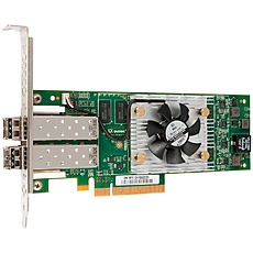 Qlogic 16Gb Dual Port FC HBA, PCIe Gen3 x4, LC multi-mode optic