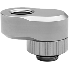 EK-Quantum Torque Rotary Offset 14 - Satin Titanium, adapter fitting