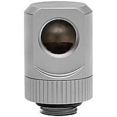 EK-Quantum Torque Rotary 90° - Satin Titanium, adapter fitting